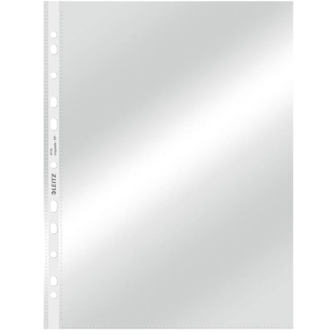 Showtas Leitz Premium standaard copy safe 0.08mm PP A4 transparant 100 stuks