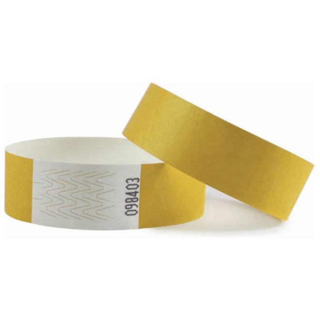 Polsband Combicraft Tyvek geel