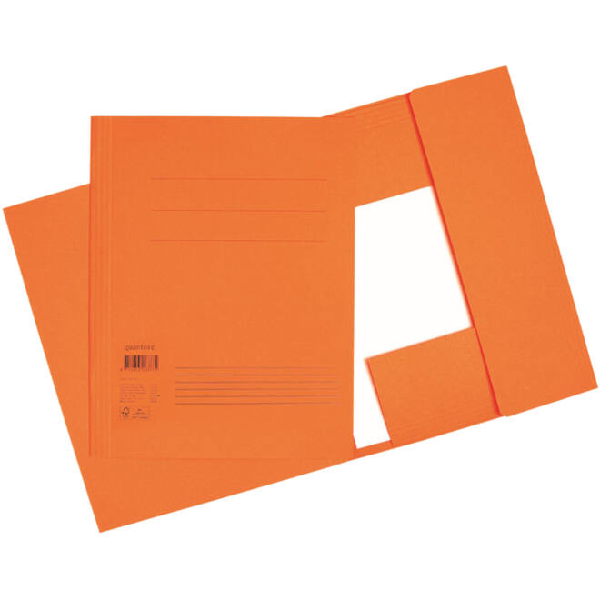 Dossiermap Quantore folio 300gr oranje