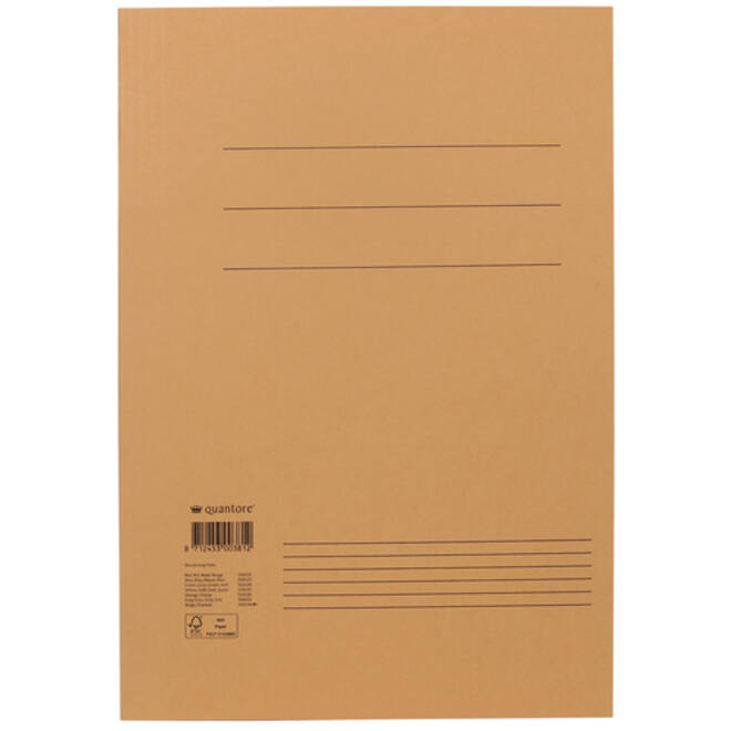 Dossiermap Quantore folio 300gr chamois
