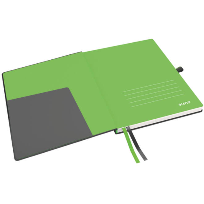 Notitieboek Leitz Complete 187x242mm 160blz 100gr lijn zwart