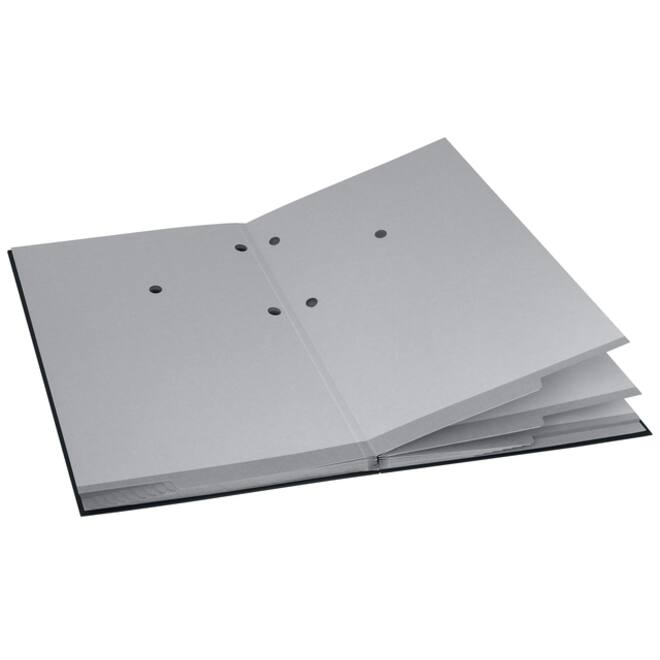 Vloeiboek Esselte 6210 karton 20 tabbladen zwart
