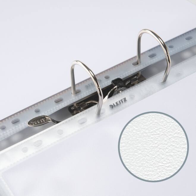 Showtas Leitz Premium standaard 11-gaats copy safe 0.085mm PP A4 transparant 100 stuks