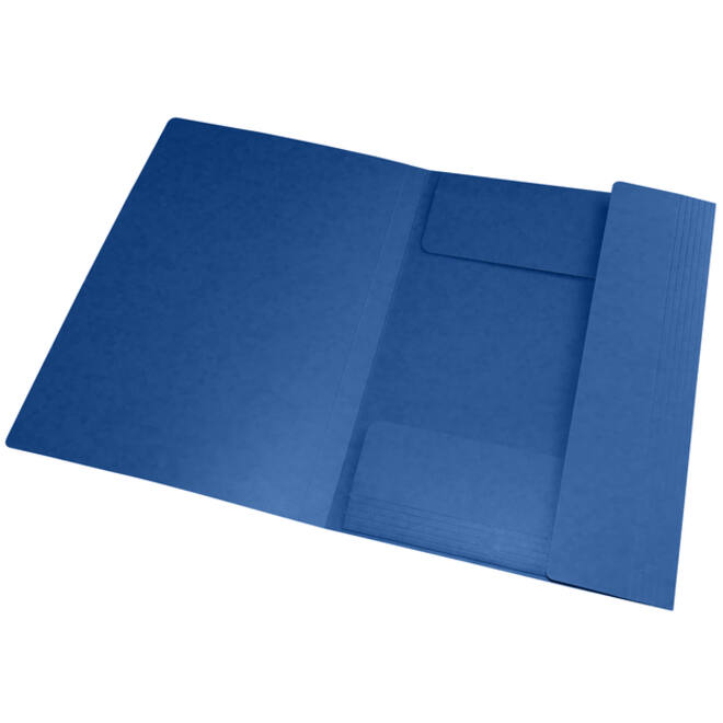 Elastomap Oxford Top File+ A3 3 kleppen 390gr blauw