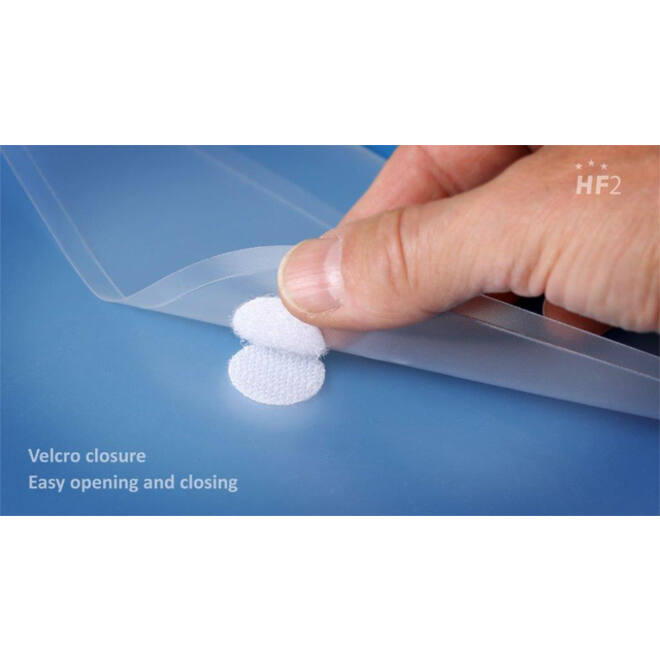 Enveloptas HF2 A4 240x310mm 11-gaats PP transparant wit
