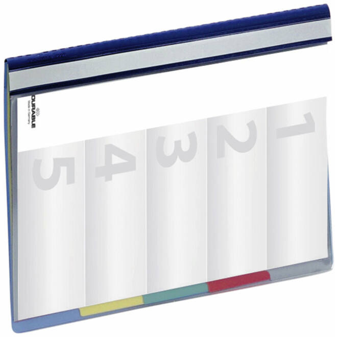 Organisatiemap Durable Divisoflex A4 blauw