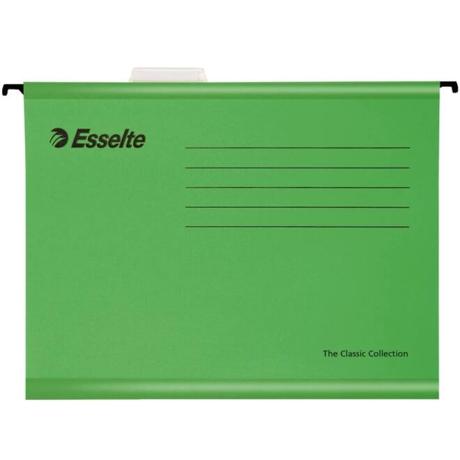 Hangmap Esselte Classic A4 V-bodem 345x240mm groen