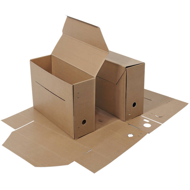 Gemeentearchiefdoos folio 370x265x115mm 750gr