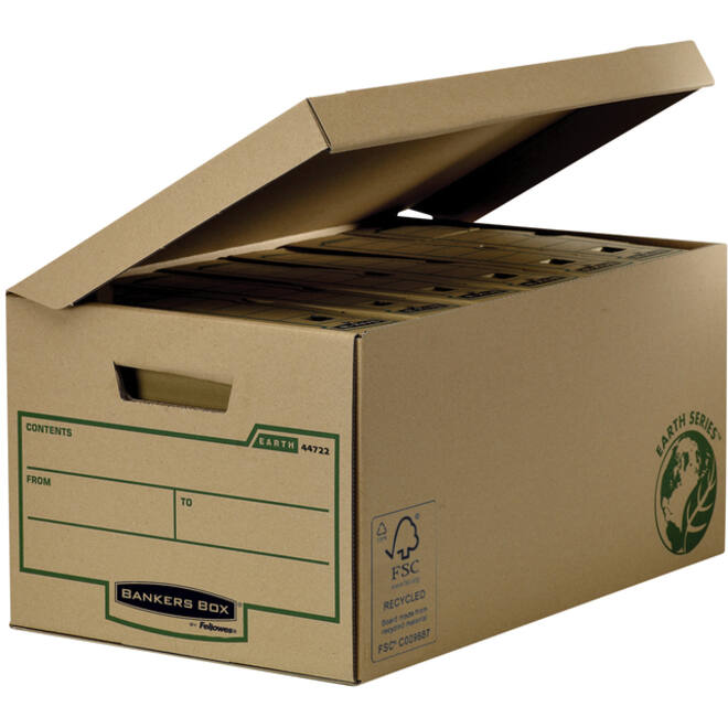 Archiefdoos Bankers Box Earth flip top bruin