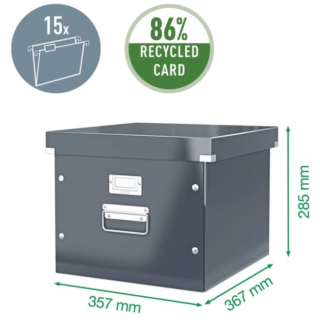 Hangmappenbox Leitz Click & Store 320x240x335mm wit