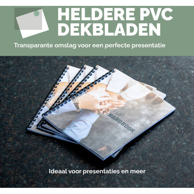 Voorblad Fellowes A4 PVC 150micron 100stuks