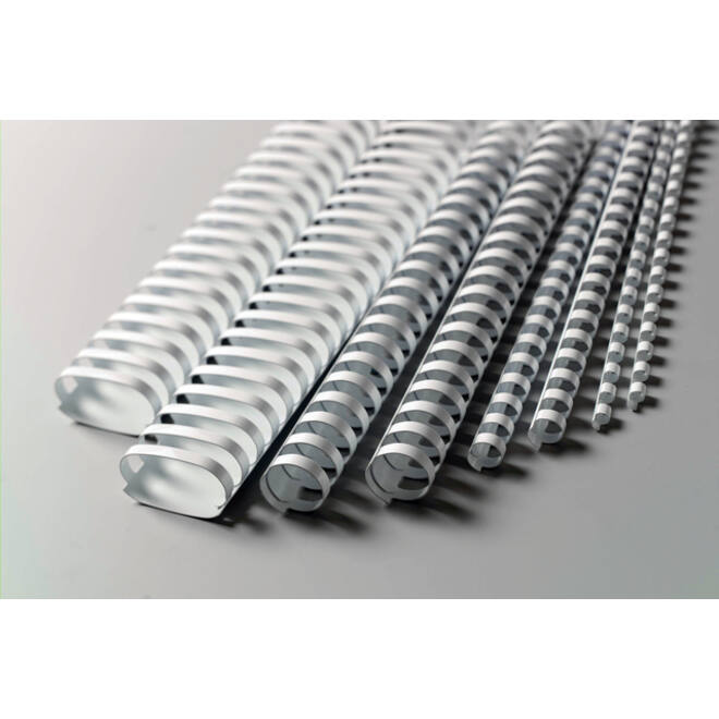 Bindrug GBC 6mm 21-rings A4 wit 100 stuks