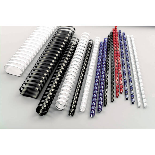 Bindrug GBC 6mm 21rings A4 blauw 100 stuks