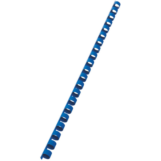 Bindrug GBC 10mm 21rings A4 blauw 100stuks