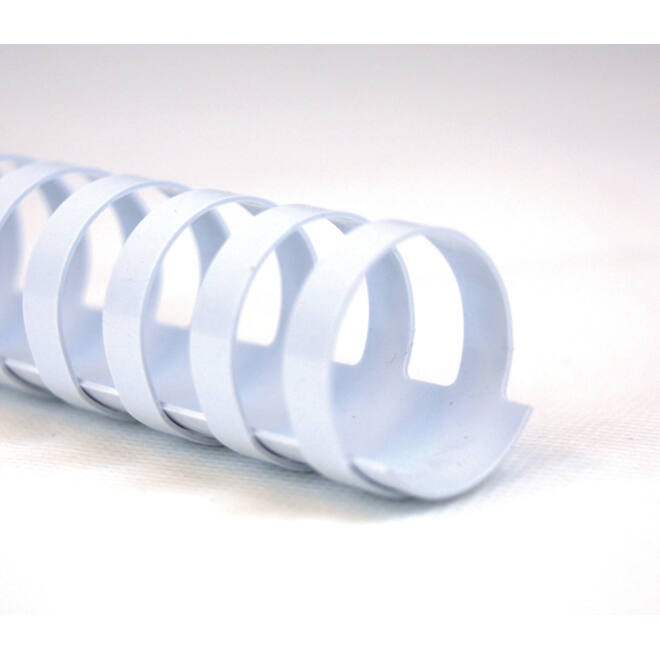Bindrug GBC 22mm 21rings A4 wit 100stuks