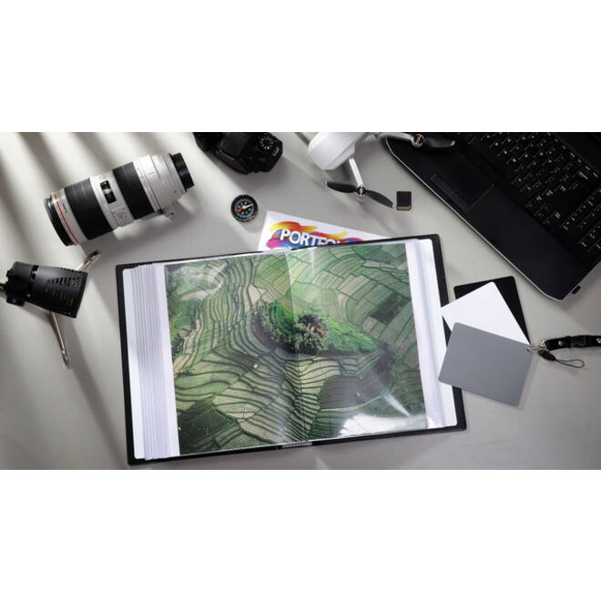 Showmap Rillstab A4 10 kanaals 100-tassen zwart