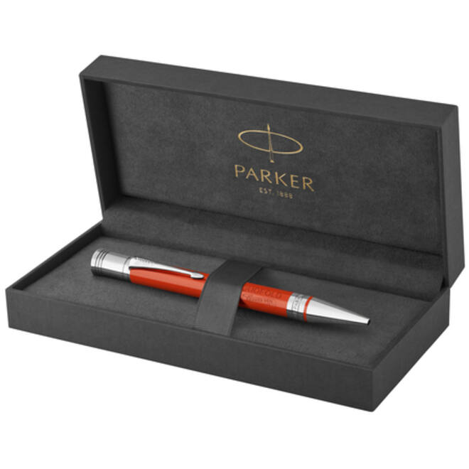 Balpen Parker Duofold Classic Vintage big lacquer red CT medium