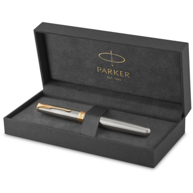 Vulpen Parker Sonnet stainless steel GT medium