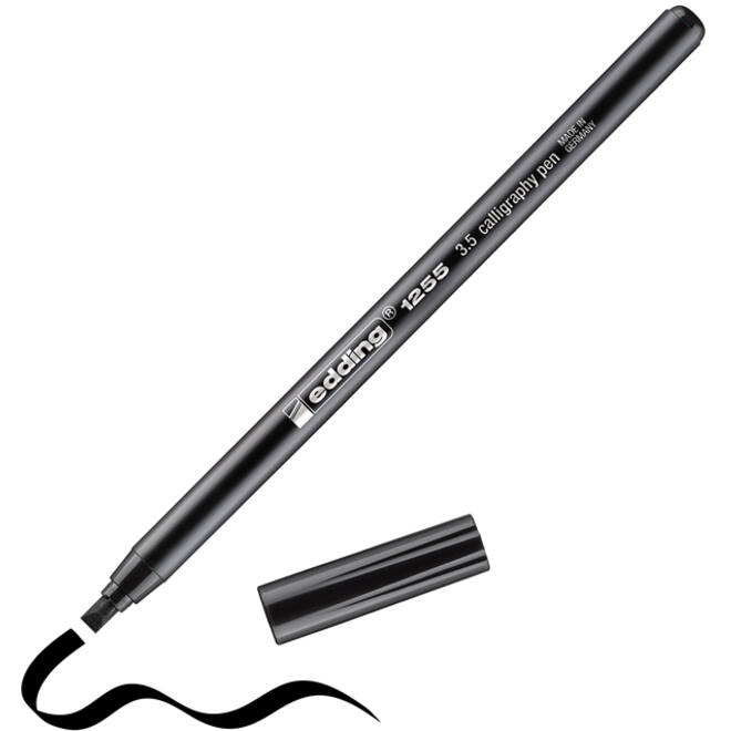 Kalligrafiepen edding 1255 3.5mm zwart