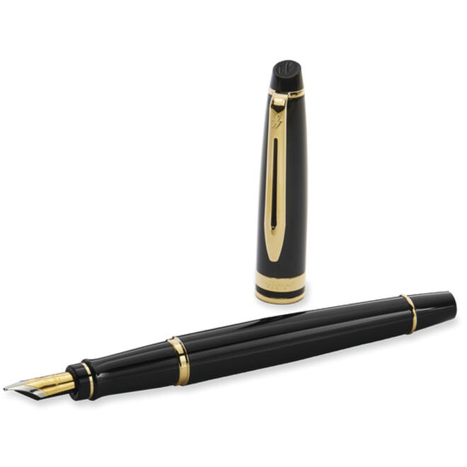 Vulpen Waterman Expert black lacquer GT medium
