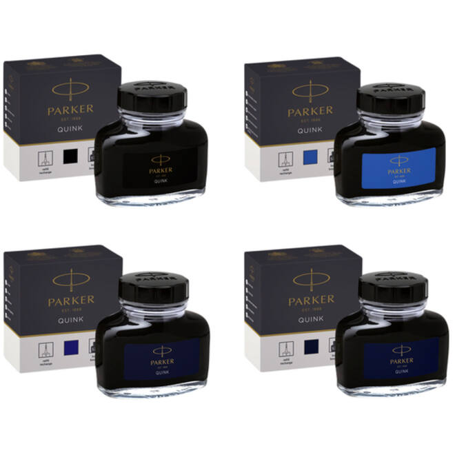 Vulpeninkt Parker Quink permanent 57ml blauw