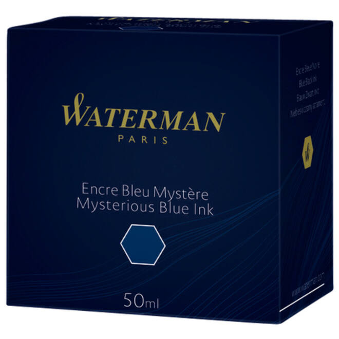 Vulpeninkt Waterman 50ml standaard blauw-zwart