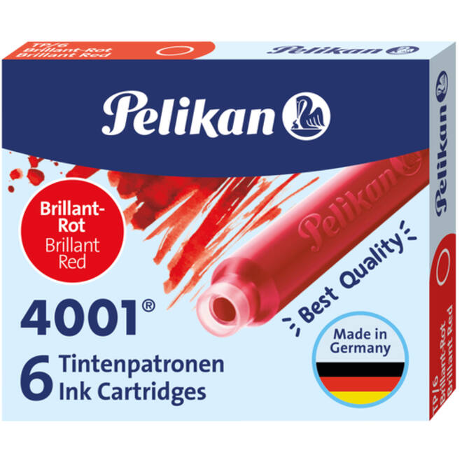 Inktpatroon Pelikan 4001 rood