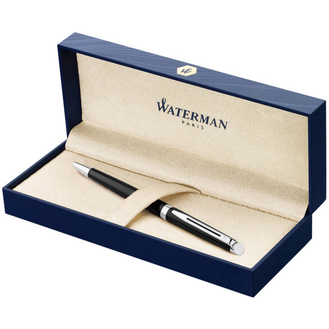 Balpen Waterman Hémisphère black lacquer CT medium