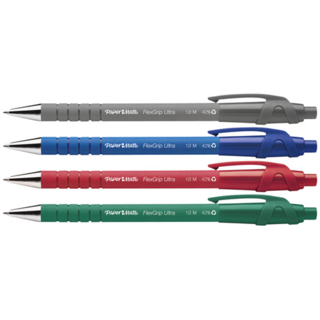 Balpen Paper Mate Flexgrip Ultra medium zwart