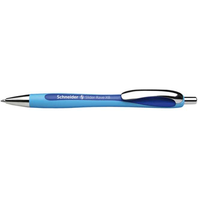 Balpen Schneider Slider Rave extra breed donkerblauw