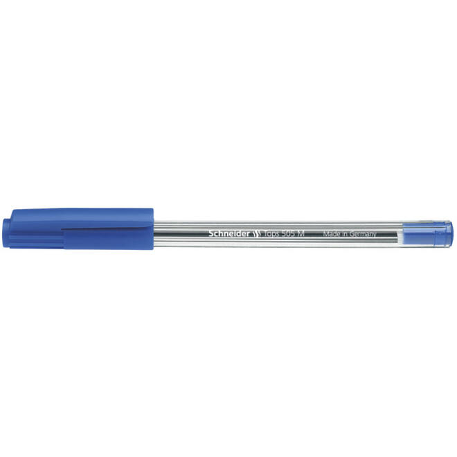 Balpen Schneider Tops 505 medium blauw