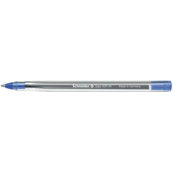 Balpen Schneider Tops 505 medium blauw