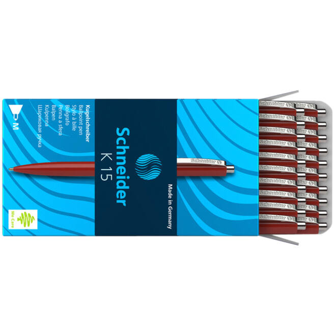 Balpen Schneider K15 medium rood