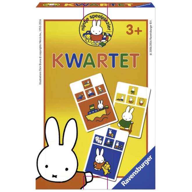 Spel Ravensburger Nijntje ontdekt de wereld kwartet