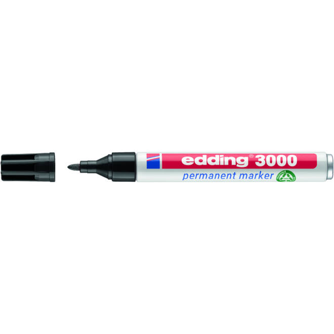 Viltstift edding 3000 rond 1.5-3 mm zwart