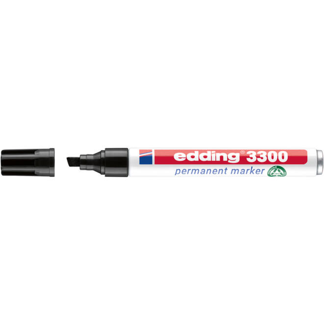 Viltstift edding 3300 schuin 1-5mm zwart