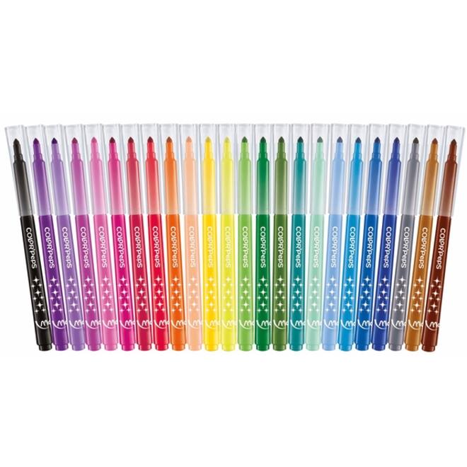 Viltstift Maped Color'Peps Long Life set á 24 kleuren