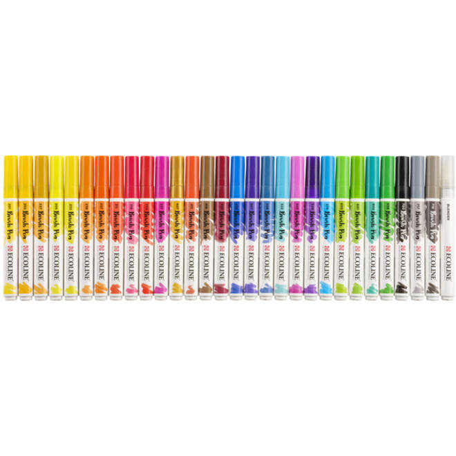 Brushpen Talens Art Creation Ecoline assorti etui à 30stuks