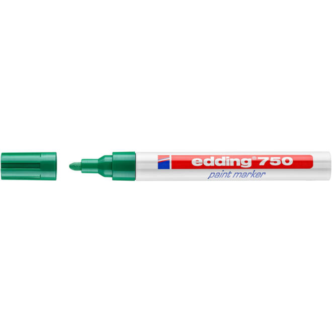 Viltstift edding 750 lakmarker rond 2-4mm groen