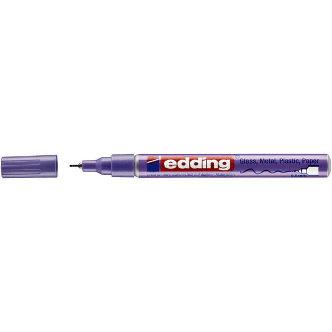 Viltstift Edding 780 lakmarker rond 0.8mm metallic paars