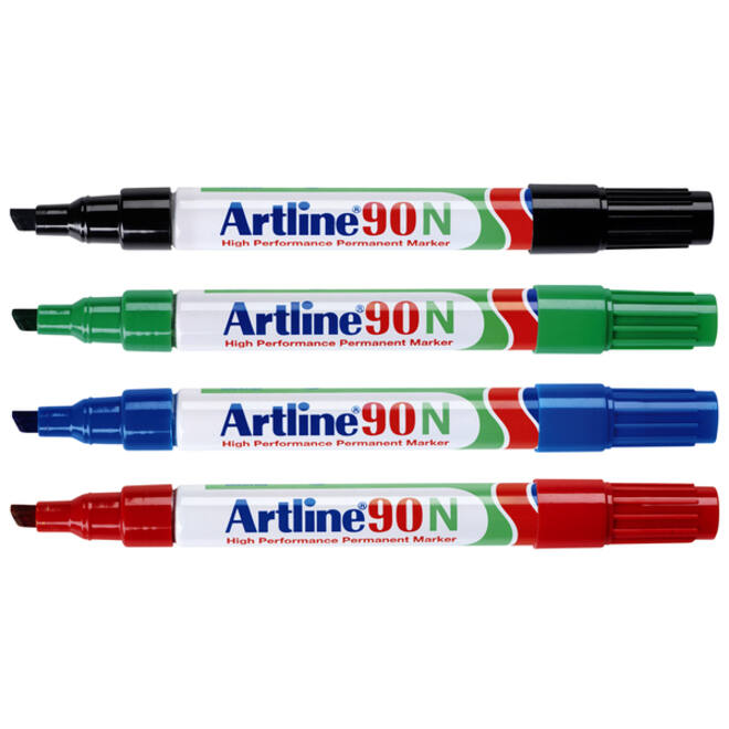 Viltstift Artline 90 schuin 2-5mm rood