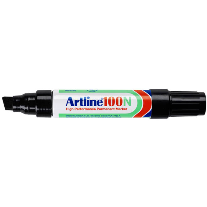 Viltstift Artline 100 schuin 7.5-12mm zwart