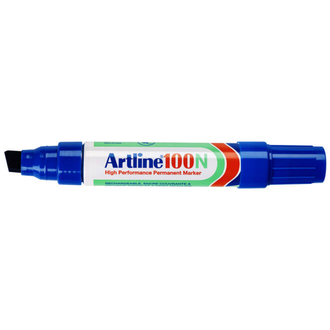 Viltstift Artline 100 schuin 7.5-12mm blauw