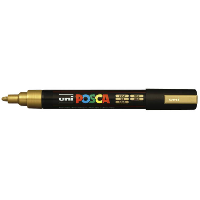 Verfstift Posca PC5M medium goud