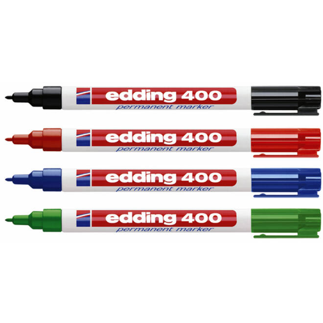 Viltstift edding 400 rond 1mm zwart