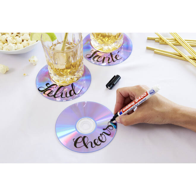 Cd marker edding 8400 rond 0.5-1.0mm zwart