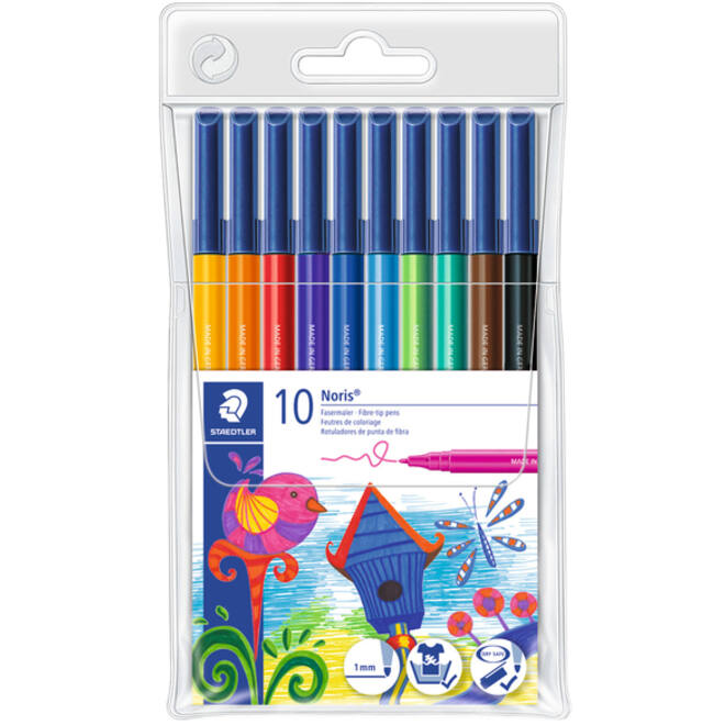 Viltstift Staedtler 326 10stuks assorti