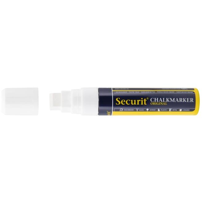Krijtstift Securit SMA-720 blok wit 7-15mm blister