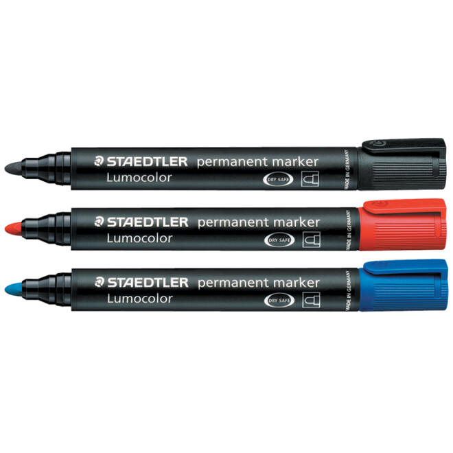 Viltstift Staedtler 352 rond blauw blauw