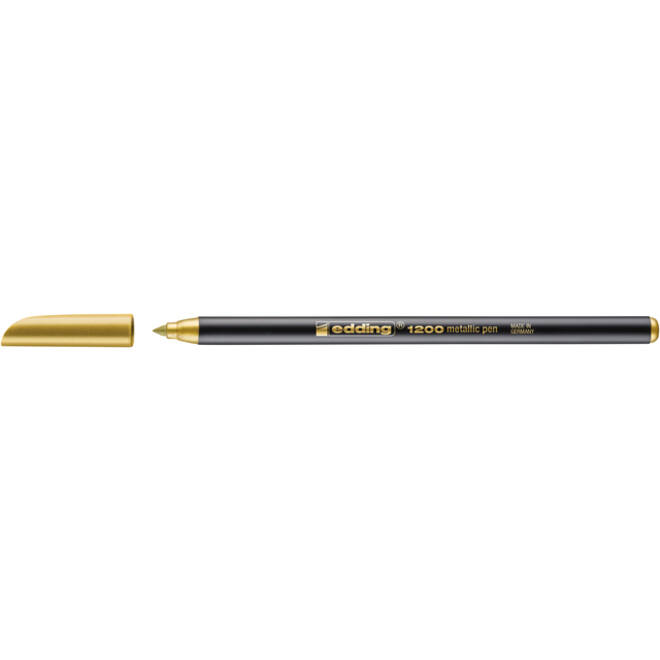 Fineliner edding 1200 053 fijn metallic goud